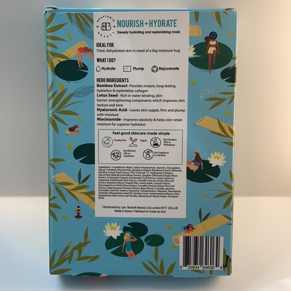 BEAUTANIQ BEAUTY Nourish + Hydrate Face Masks BNIB - Picture 2 of 5